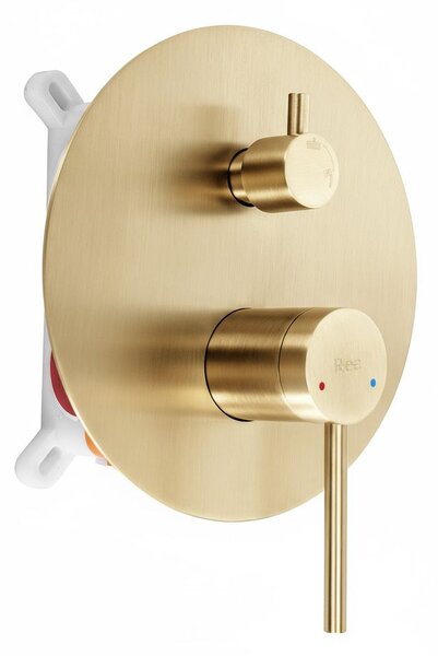 Shower system Rea Foss Clif Brush Gold + BOX