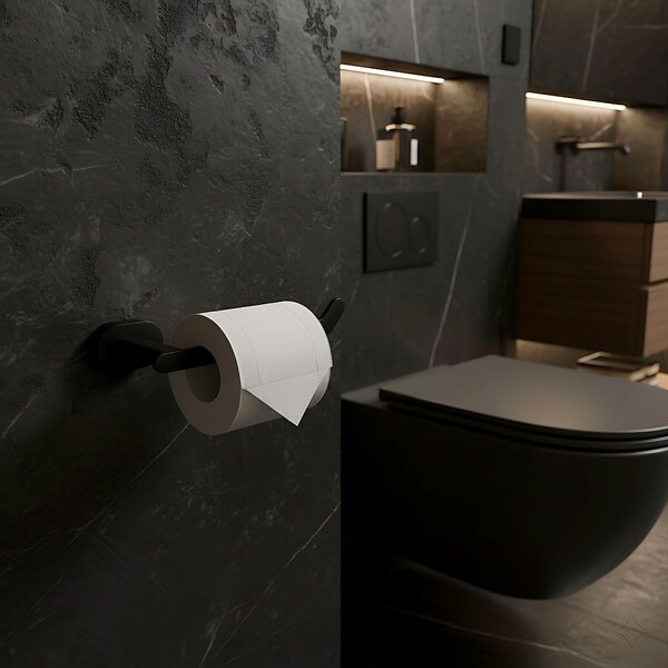 Toilet paper holder 109 Til Black