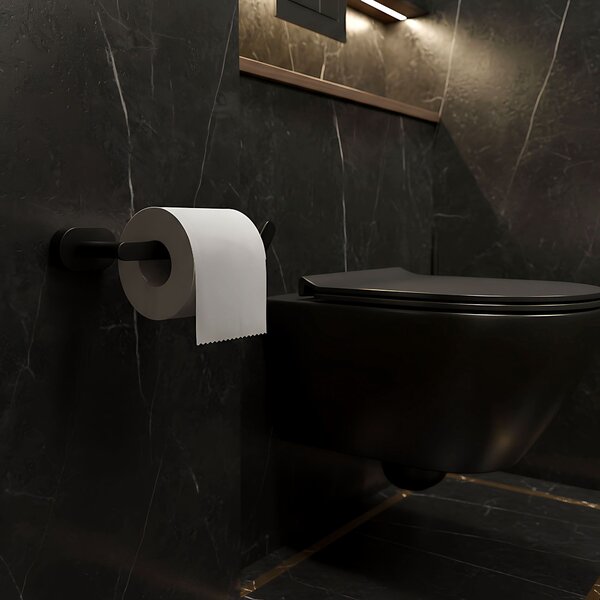 Toilet paper holder 109 Til Black