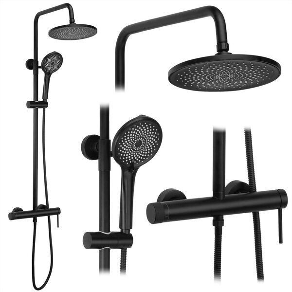 Shower set Rea Foss Clif Black