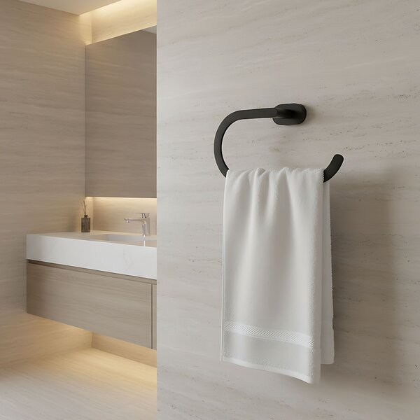 Bathroom hanger Ring 110 Til Black