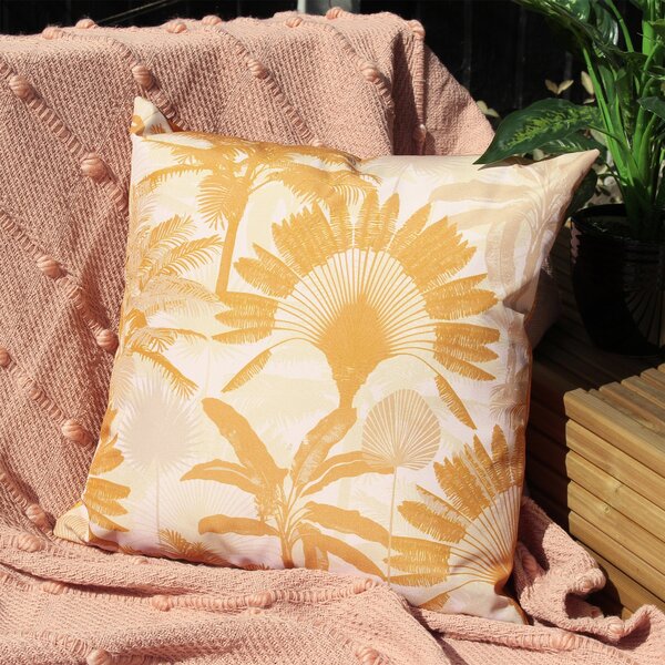 Palms Ochre Outdoor Cushion Ochre