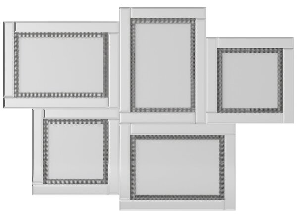 Diamonte Mirror Multi App Frame Silver
