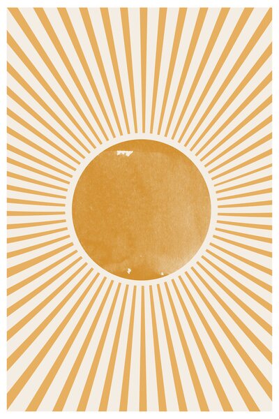 Illustration Boho Sun, (26.7 x 40 cm)