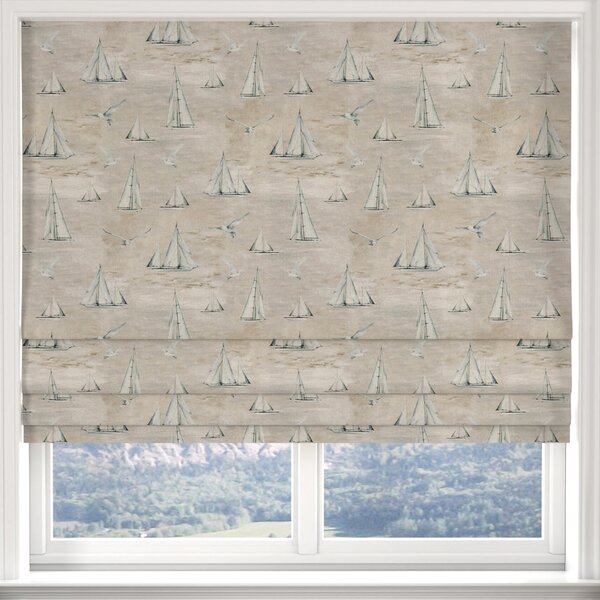ANTE DECOR Sail Away Made to Measure Roman Blind Storm