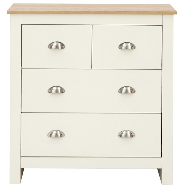 Lancaster Chest of Drawers Cream and Brown