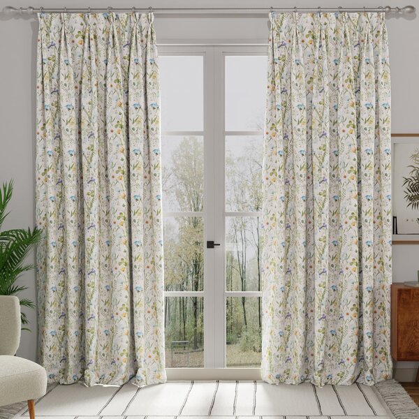 Linda Barker Alda Made To Measure Curtains Blue