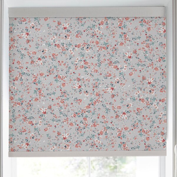 Laura Ashley Blossoms Translucent Made To Measure Roller Blind Coral