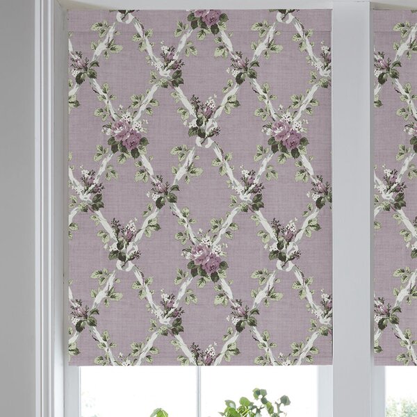 Laura Ashley Elwyn Translucent Made To Measure Roller Blind Grape