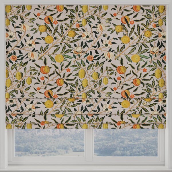 William Morris Fruit Made To Measure Roman Blind Orange