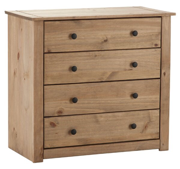 Panama 4 Drawer Chest Natural