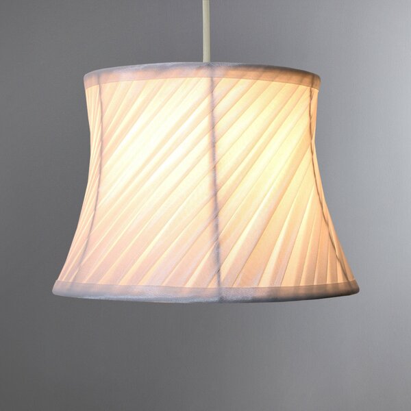 Twisted Pleat Candle Shade Cream