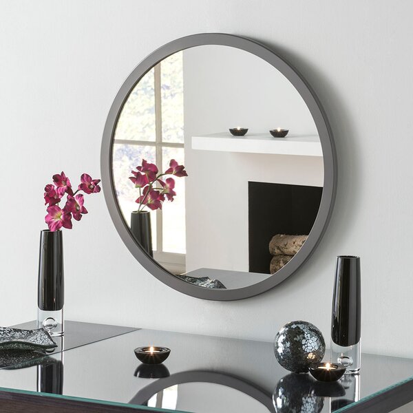 Yearn Classic Circle Dark Grey Mirror Grey