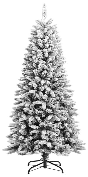 Artificial Christmas Tree with Flocked Snow 120 cm PVC&PE