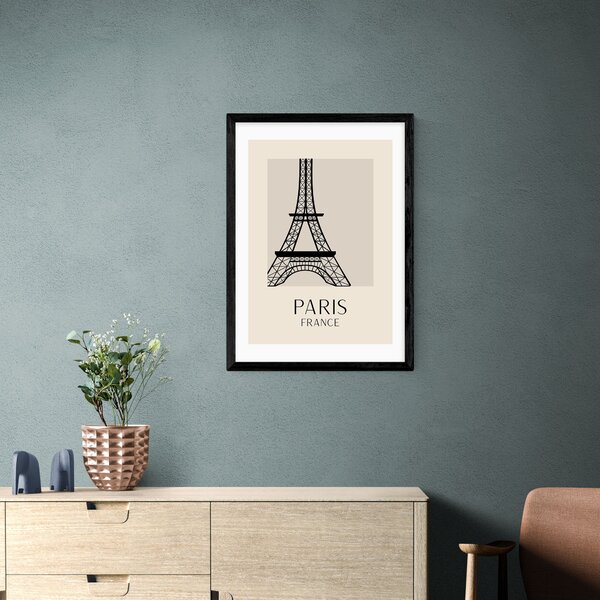 Paris Print Natural
