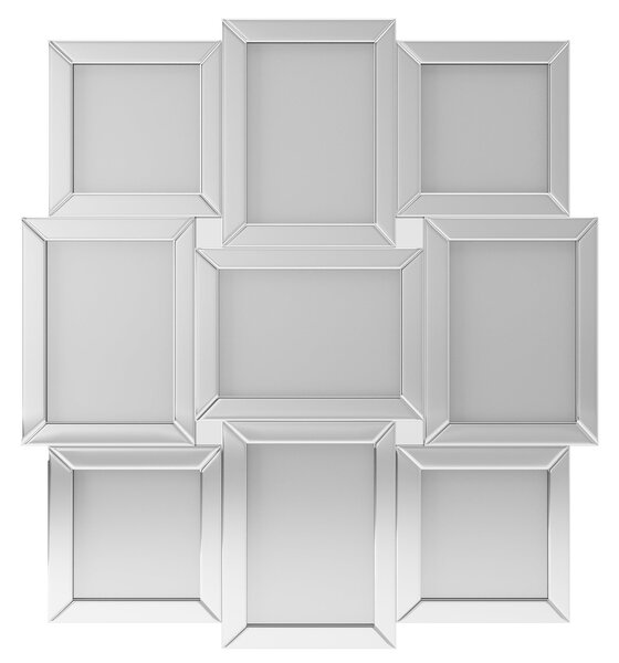 XL Mirrored Multi App Frame Silver