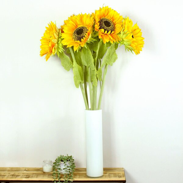 Yellow Sunflower Stem 6 Pack Yellow