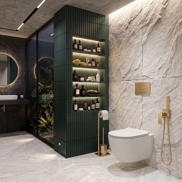 Bidet faucet Rea Joe Brush Gold