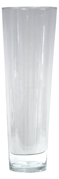 Tall Clear Glass Lily Vase Clear