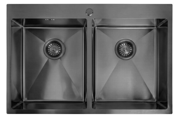 Stainless steel sink Rea Joel Black