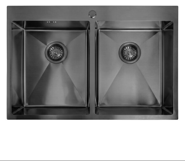 Stainless steel sink Rea Joel Black