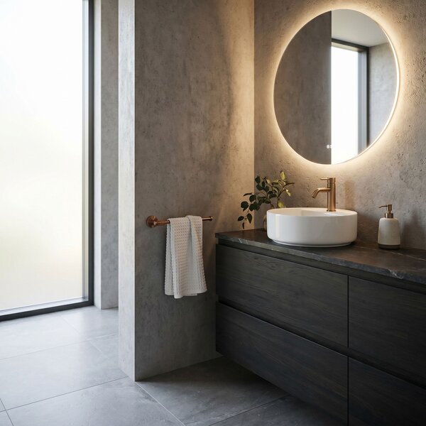 Bathroom hanger 29106 Riwon Brush Copper