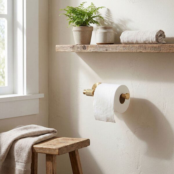 Toilet paper holder 29105 Riwon Brush Gold