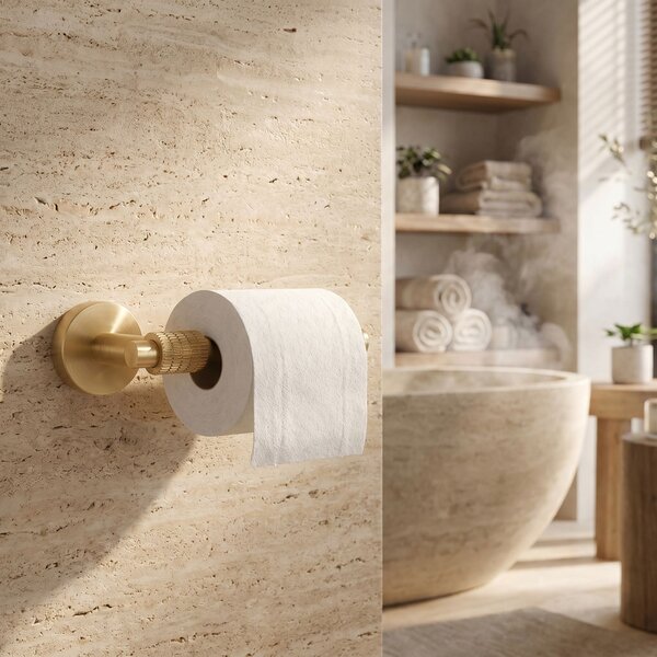 Toilet paper holder 29105 Riwon Brush Gold