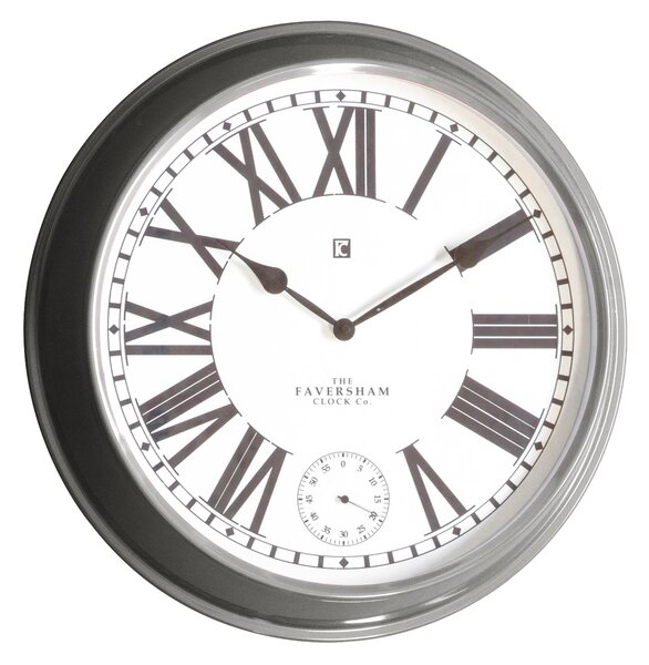 Concord Light Grey Clock Grey