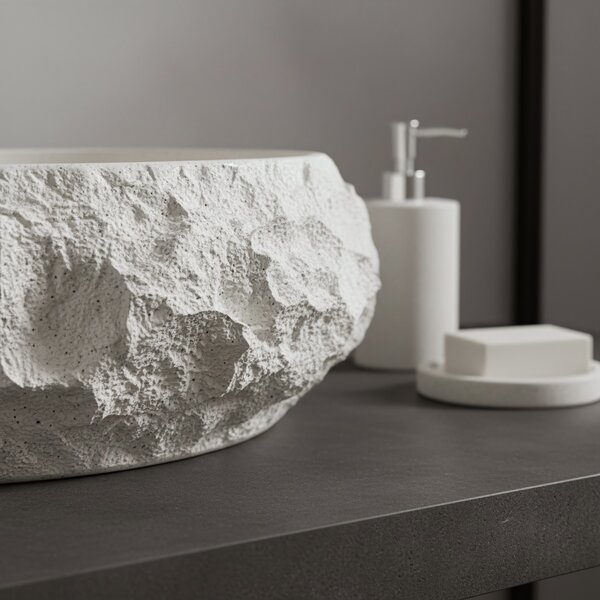 Countertop Basin Rea Mika Ivory