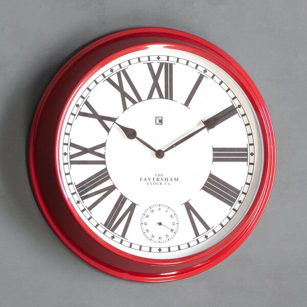 Concord Red Clock Red