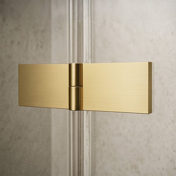 Shower enclosure Rea Atlas 80x90 Brush Gold