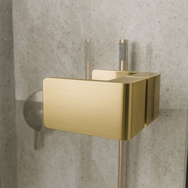Shower enclosure Rea Atlas 80x90 Brush Gold
