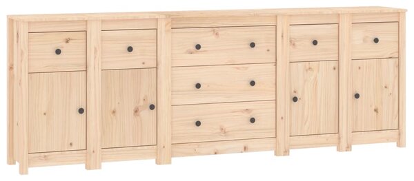 Sideboard 230x35x80 cm Solid Wood Pine