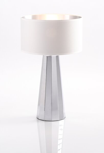 Docena Table Light White / Silver