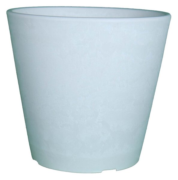 White Marble Pot - 25cm