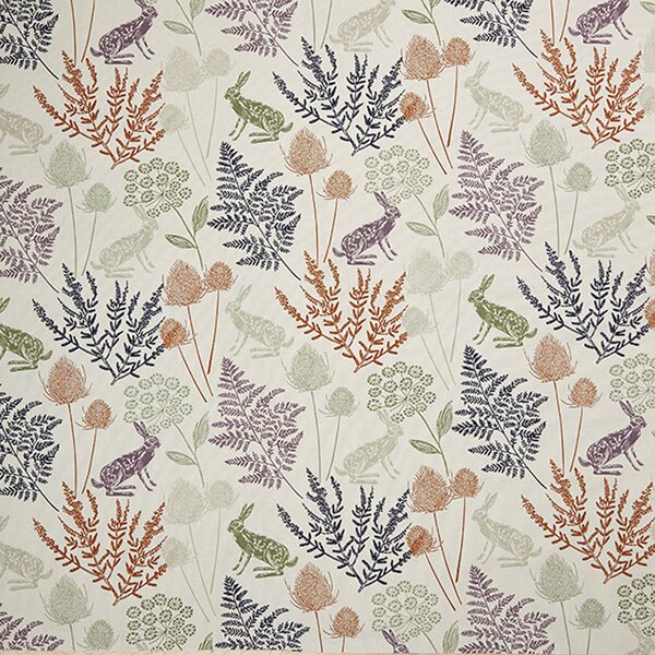 By the Metre Kielder Natural Cotton Fabric Natural