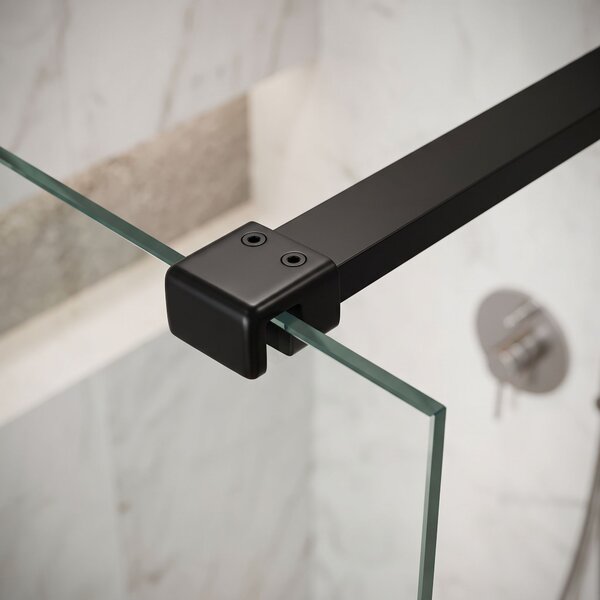 Shower screen support arm 150 cm Rea Black