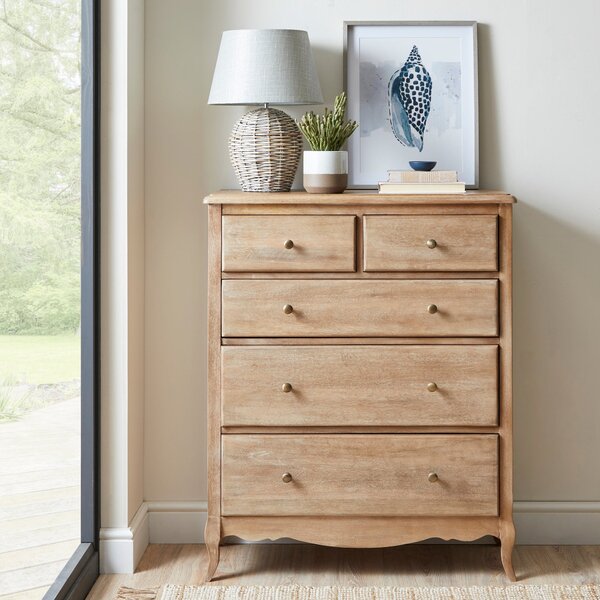 Giselle 5 Drawer Chest Brown