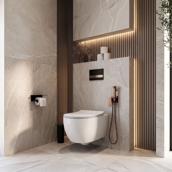 Bidet faucet Rea Joe Brush Copper