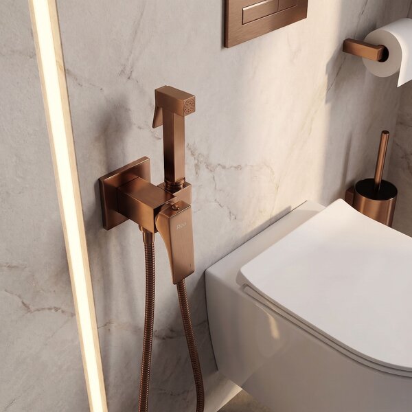 Bidet faucet Rea Joe Brush Copper