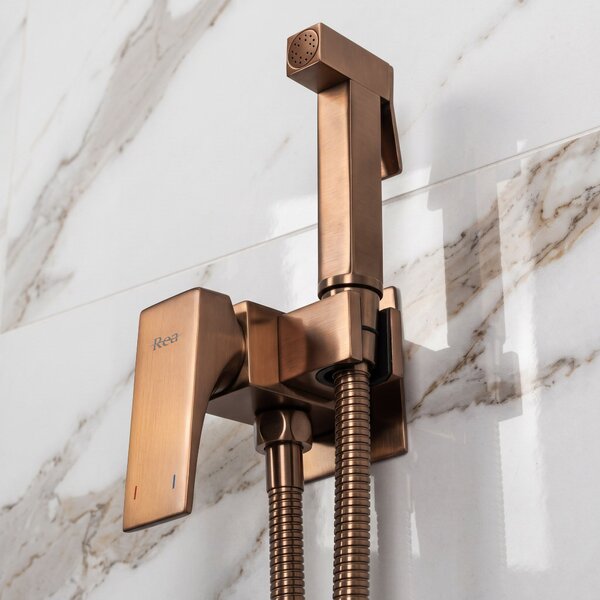 Bidet faucet Rea Joe Brush Copper