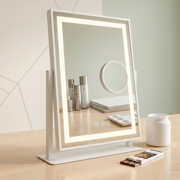 Mirror LED LUMI White 30x40cm
