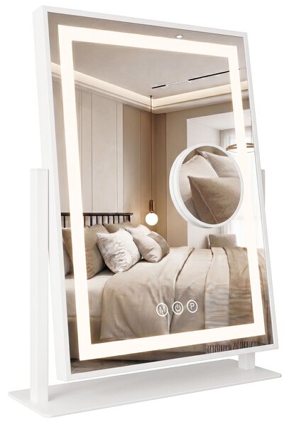 Mirror LED LUMI White 30x40cm