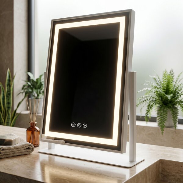 Mirror LED LUMI White 30x40cm