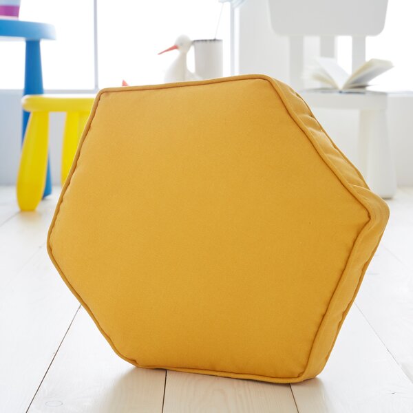 Hexagon Cushion Mustard