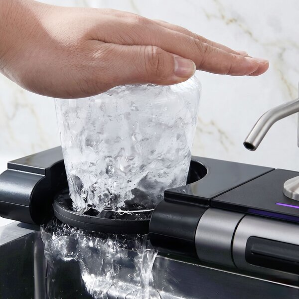 Multifunctional 10-in-1 steel sink REA Alonzo Brush Nickel