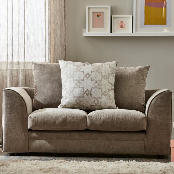 Washington Fabric 2 Seater Sofa Beige