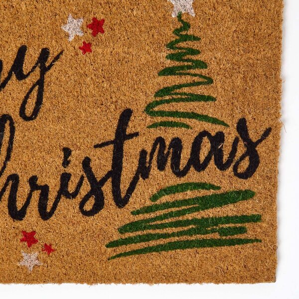 Homescapes Coir Doormat 'Merry Christmas', 40 x 60 cm