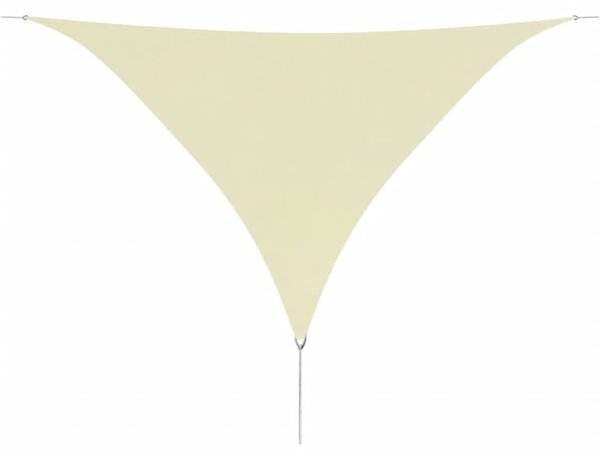 Sunshade Sail Oxford Fabric Triangular 3.6x3.6x3.6 m Cream
